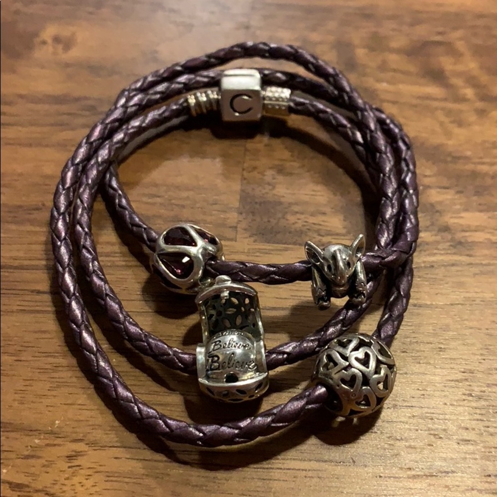 Chamilia Wrap Bracelet Set- fits Pandora!!